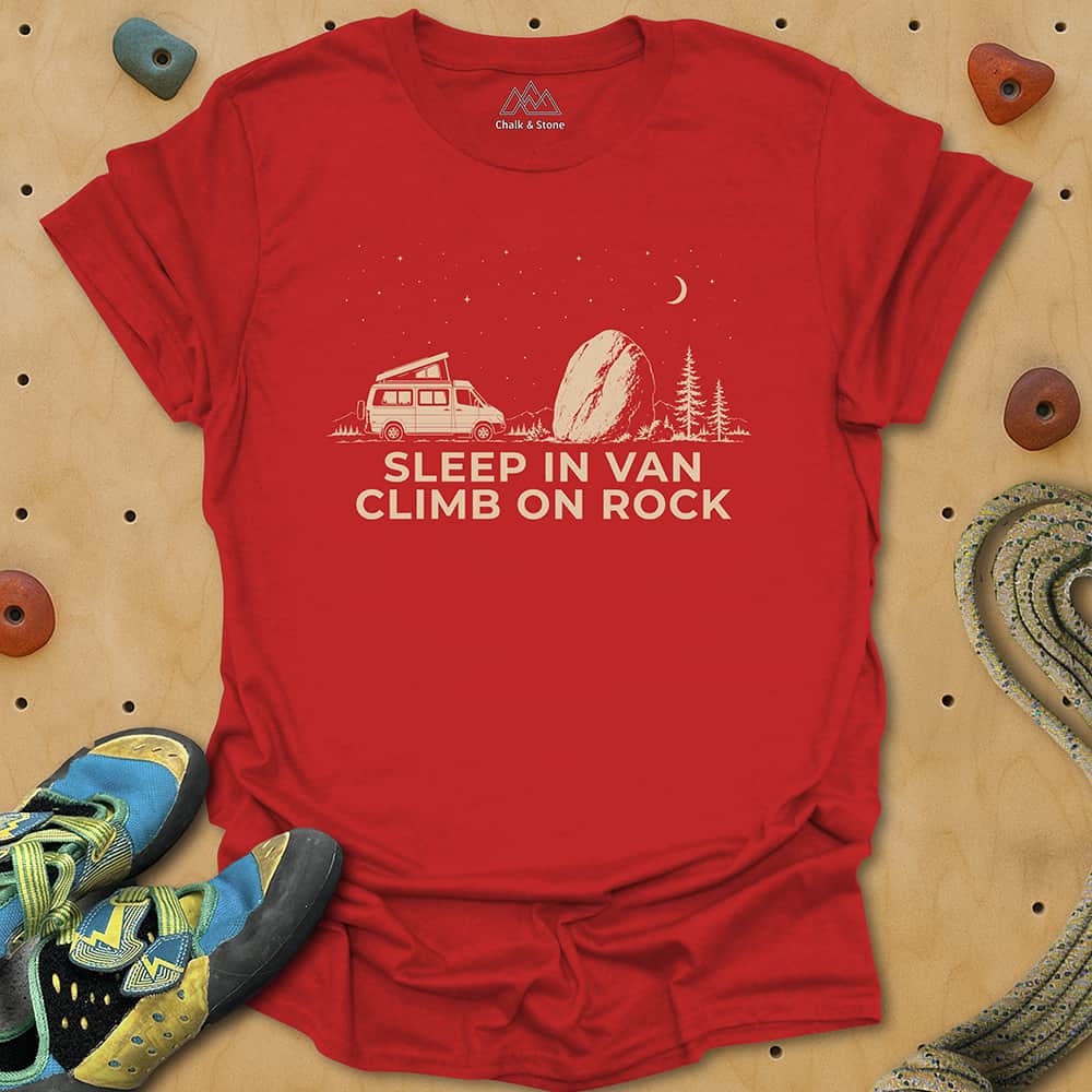 Sleep And Climb On Rock Tee