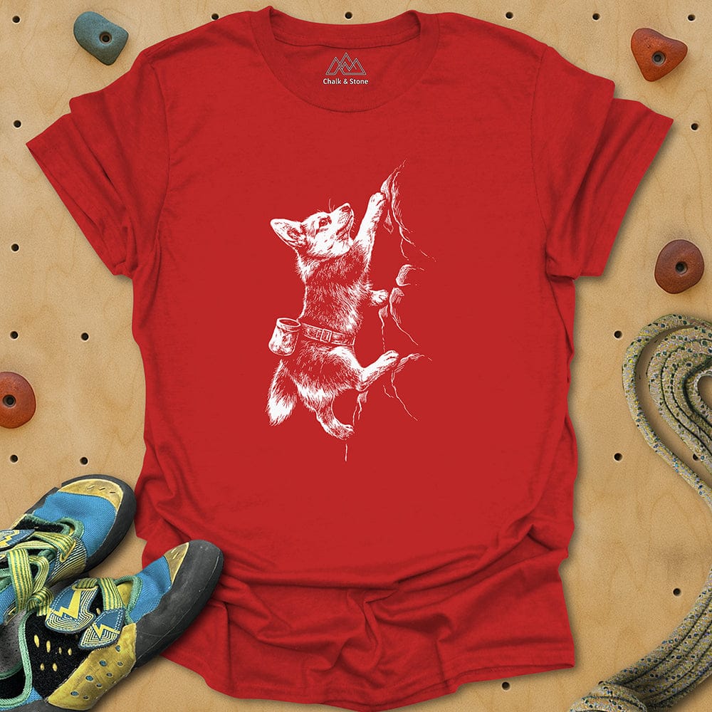 Corgi Scaling Wall Tee