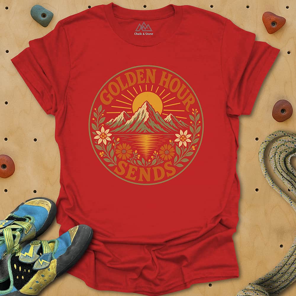 Golden Hour Sends Badge Tee