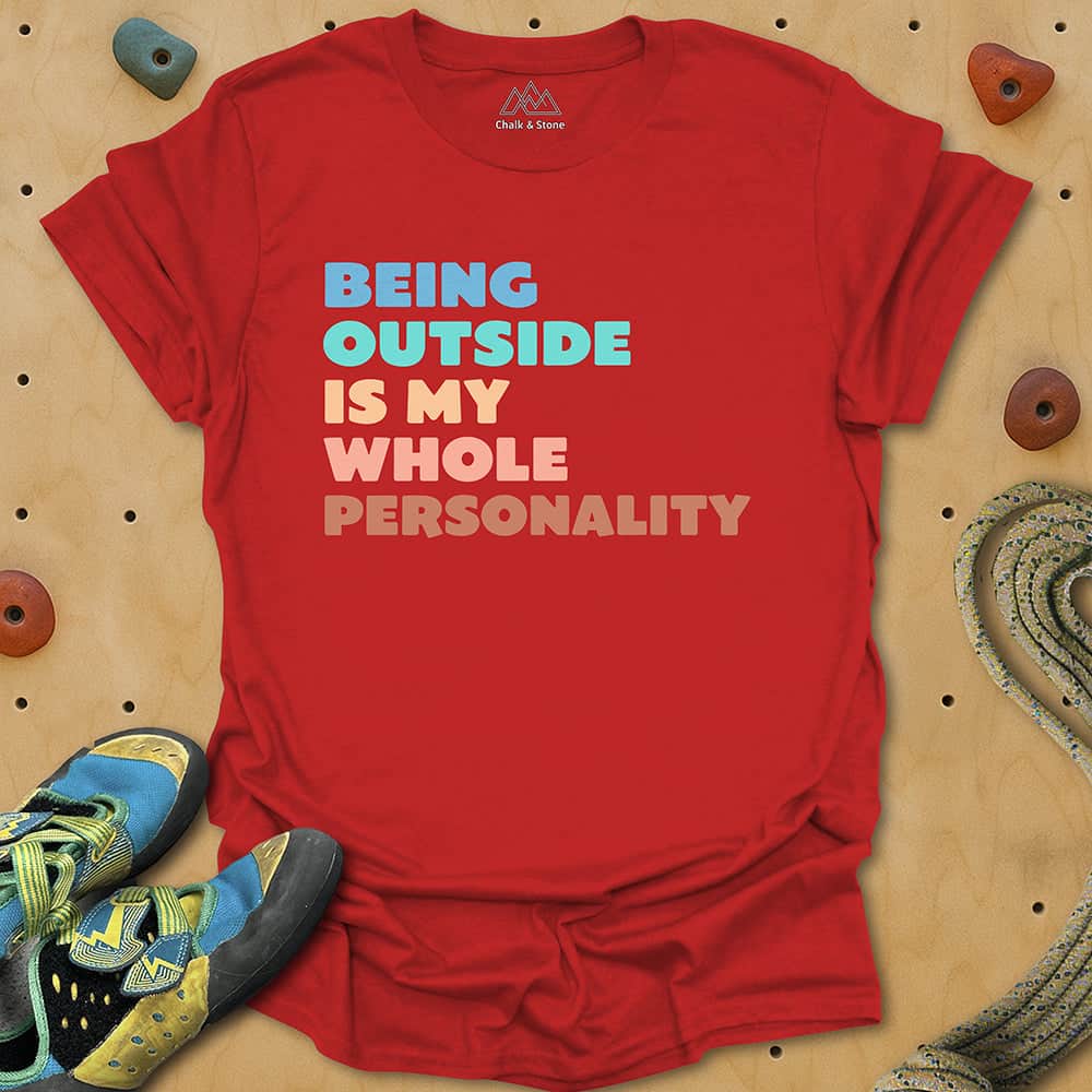 Outside Is My Personality Tee