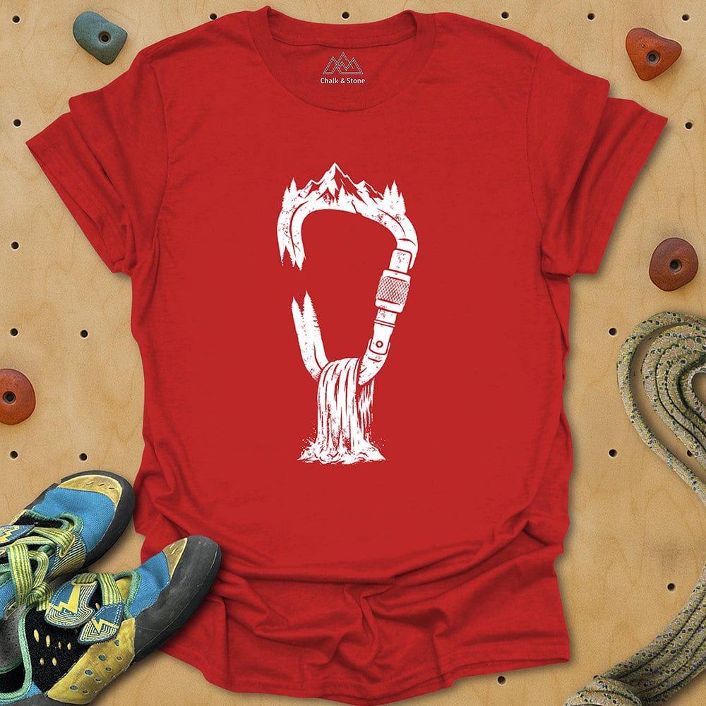Carabiner As Landscape Tee