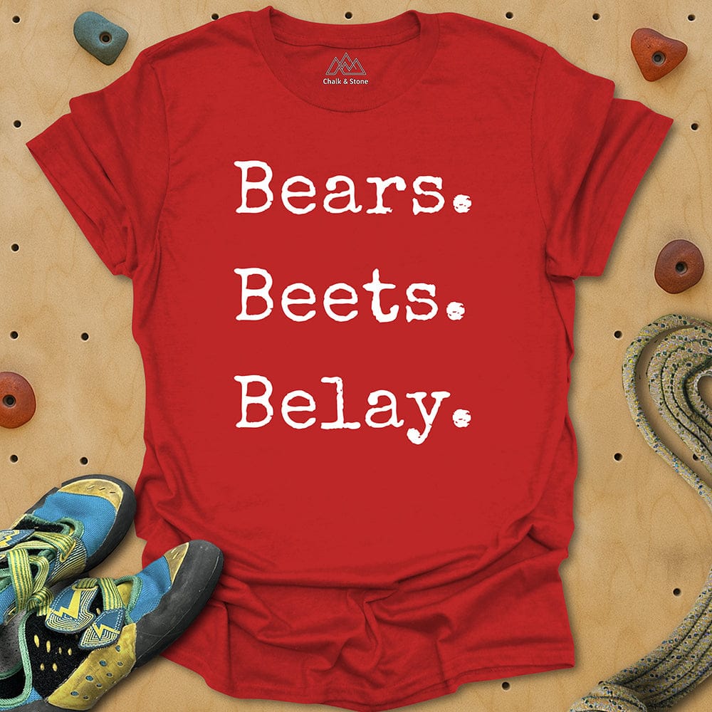 Bears Beets Belay Tee