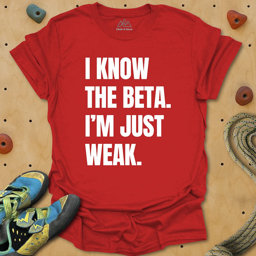 I'm Just Weak Text Tee