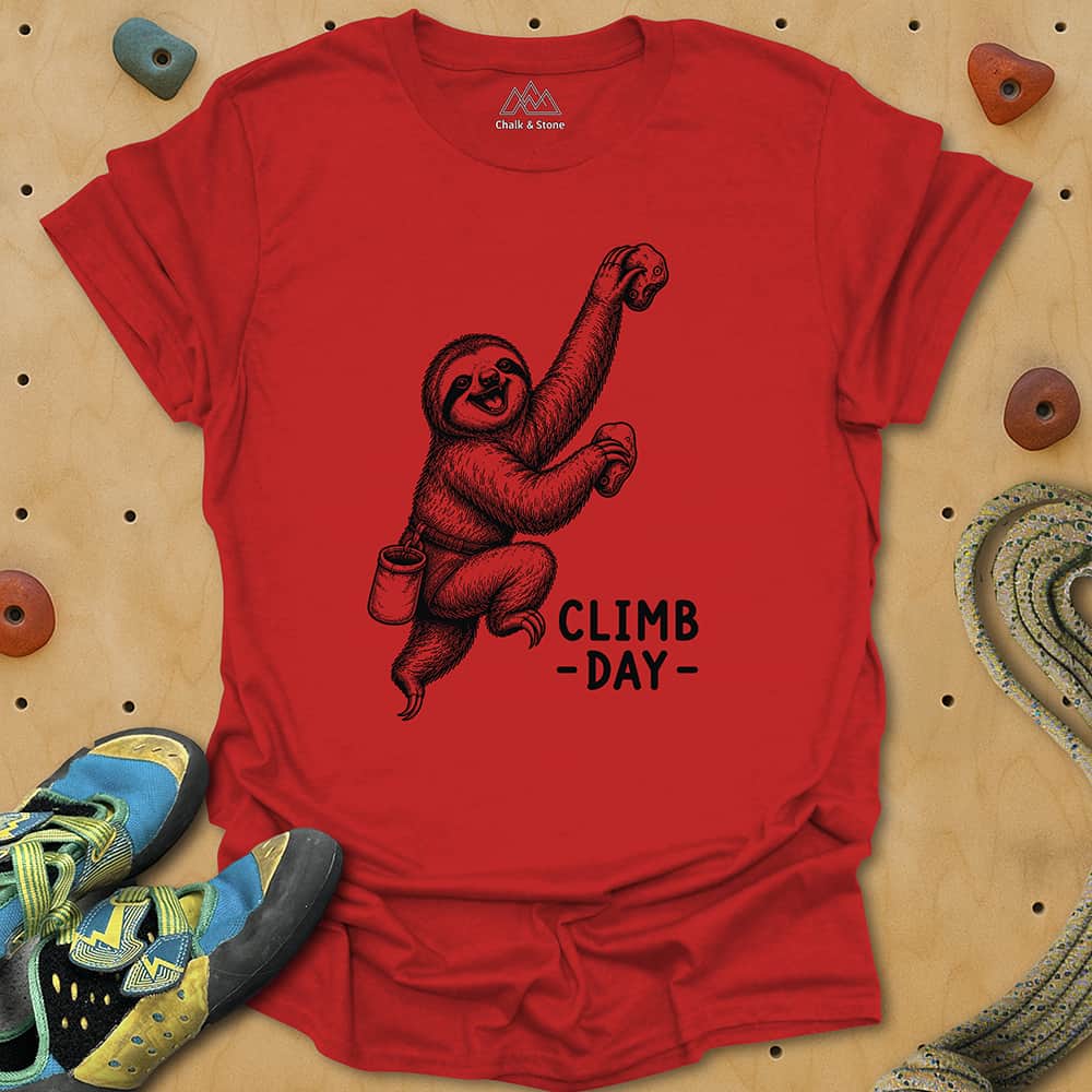 Sloth Climb Day Tee