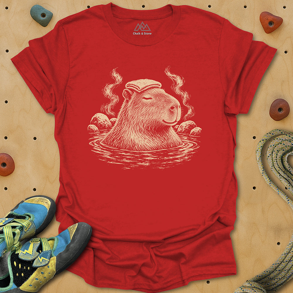 Capybara Onsen Tee