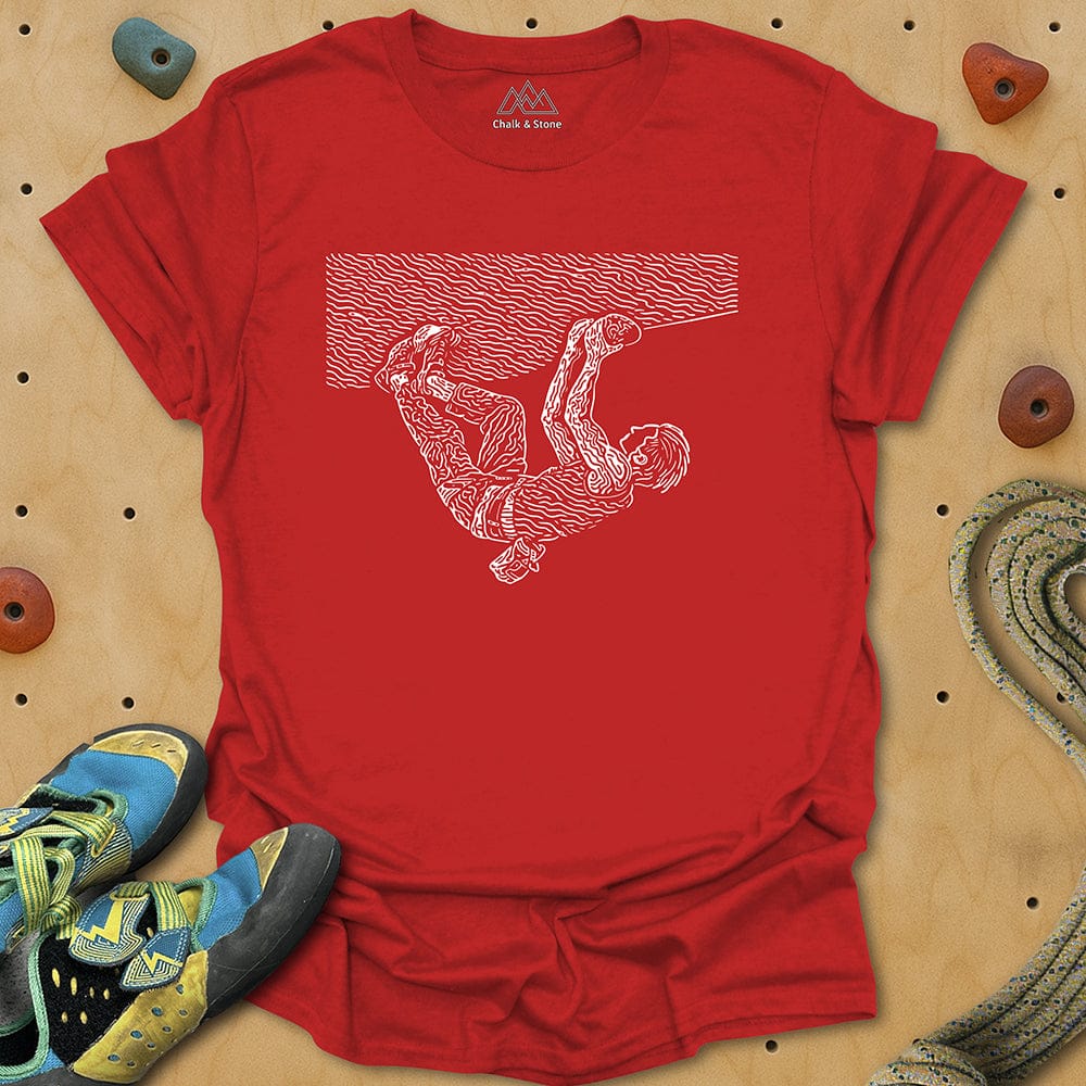 Swirly Lines Bicycling Tee
