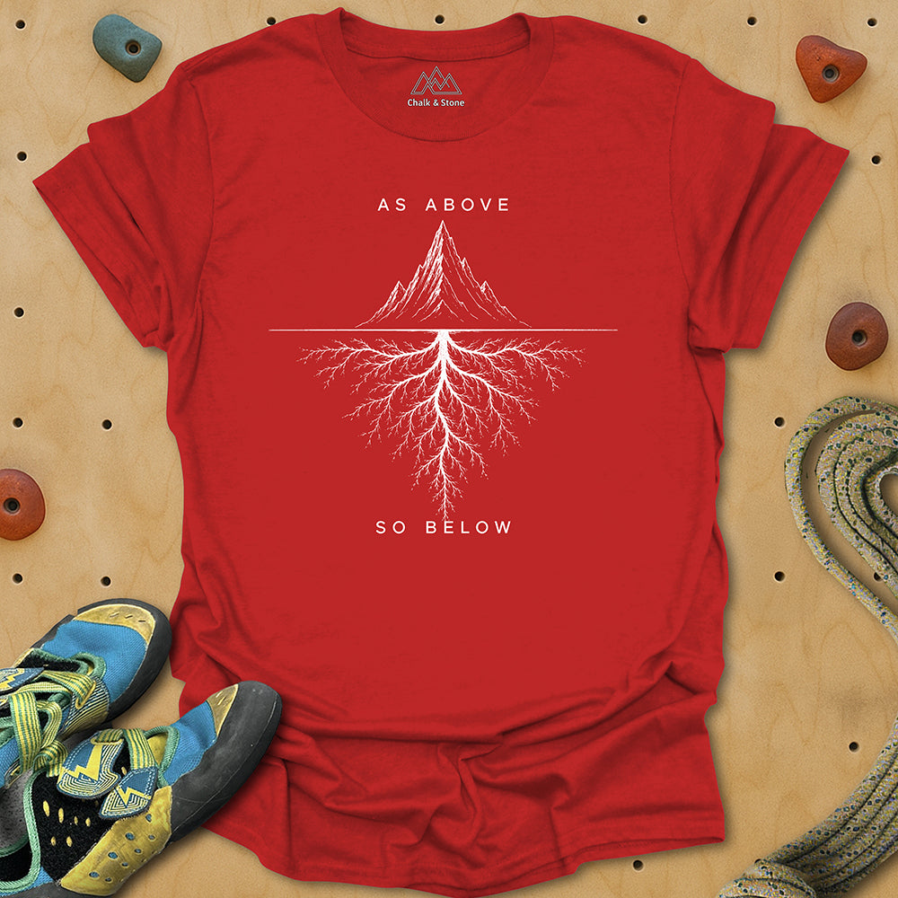 Above Below Tee