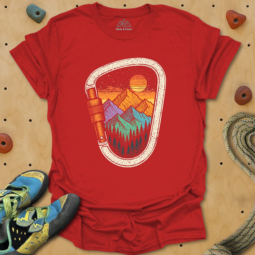 Mountain Range Carabiner Tee