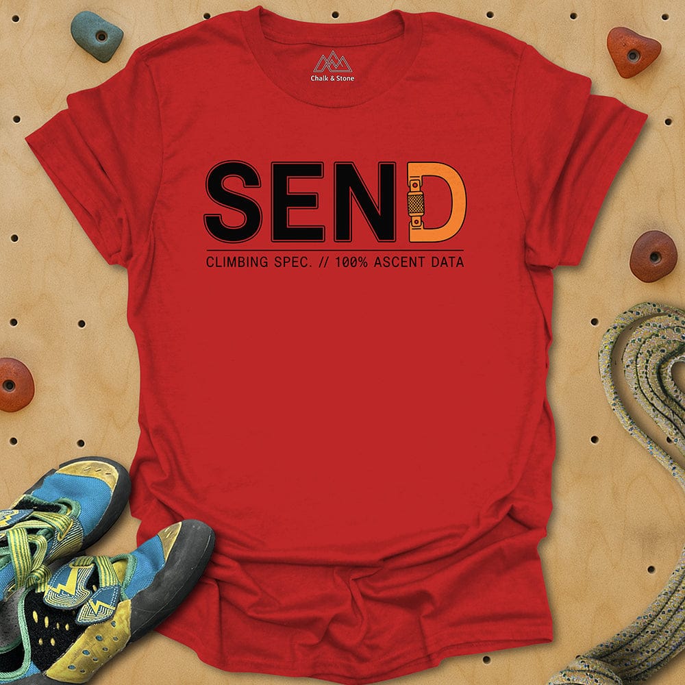 Send Climbing Spec Tee
