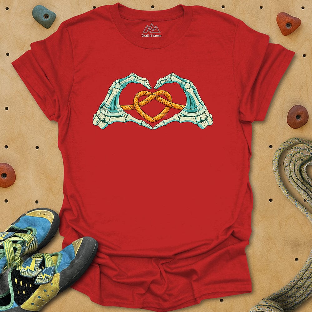 Skeleton Hands Heart Tee