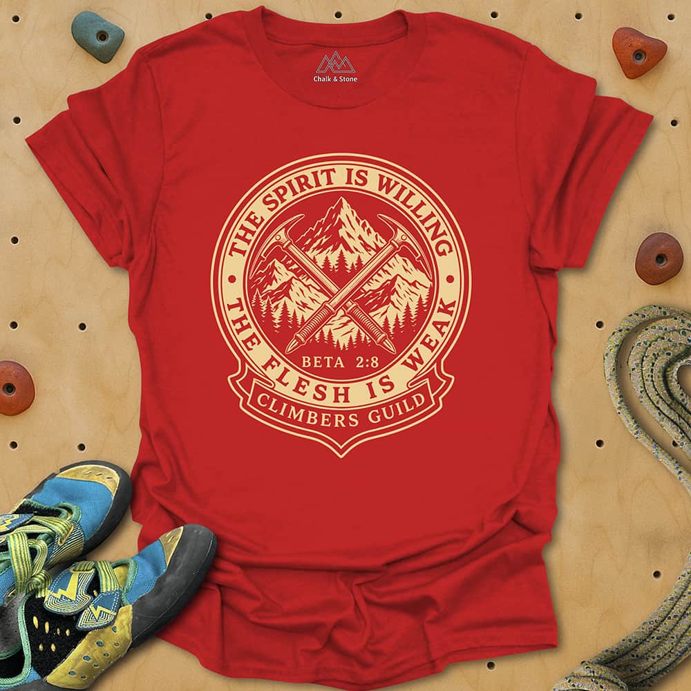Spirit Willing Badge Tee