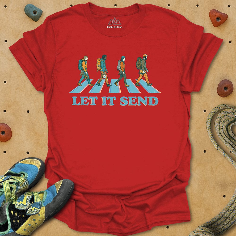 Let It Send Crossing Tee