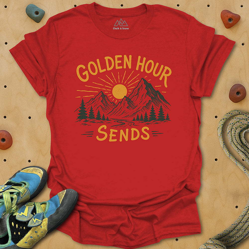 Golden Hour Sends Line Tee
