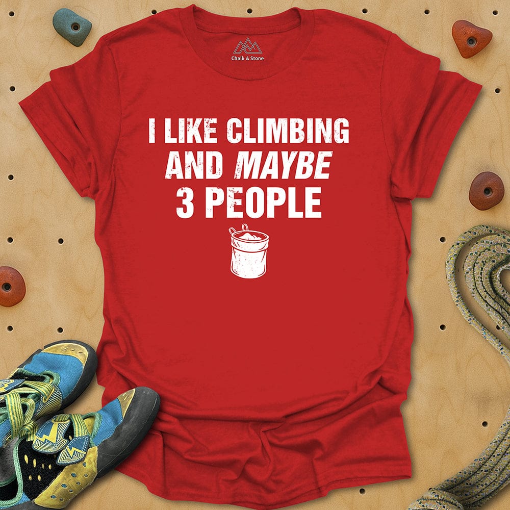 Climbing And 3 Peeps Tee