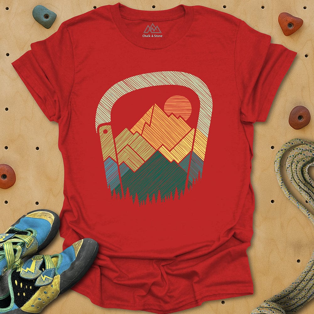 Carabinger Mountains Graphic Stripe Tee