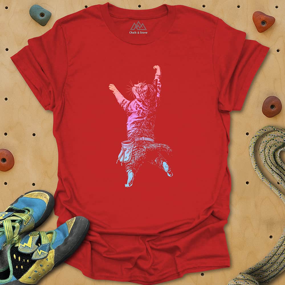 Cat Static Climb Gradient Tee
