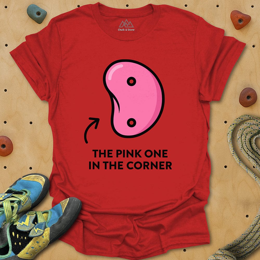 Pink One In Corner Tee