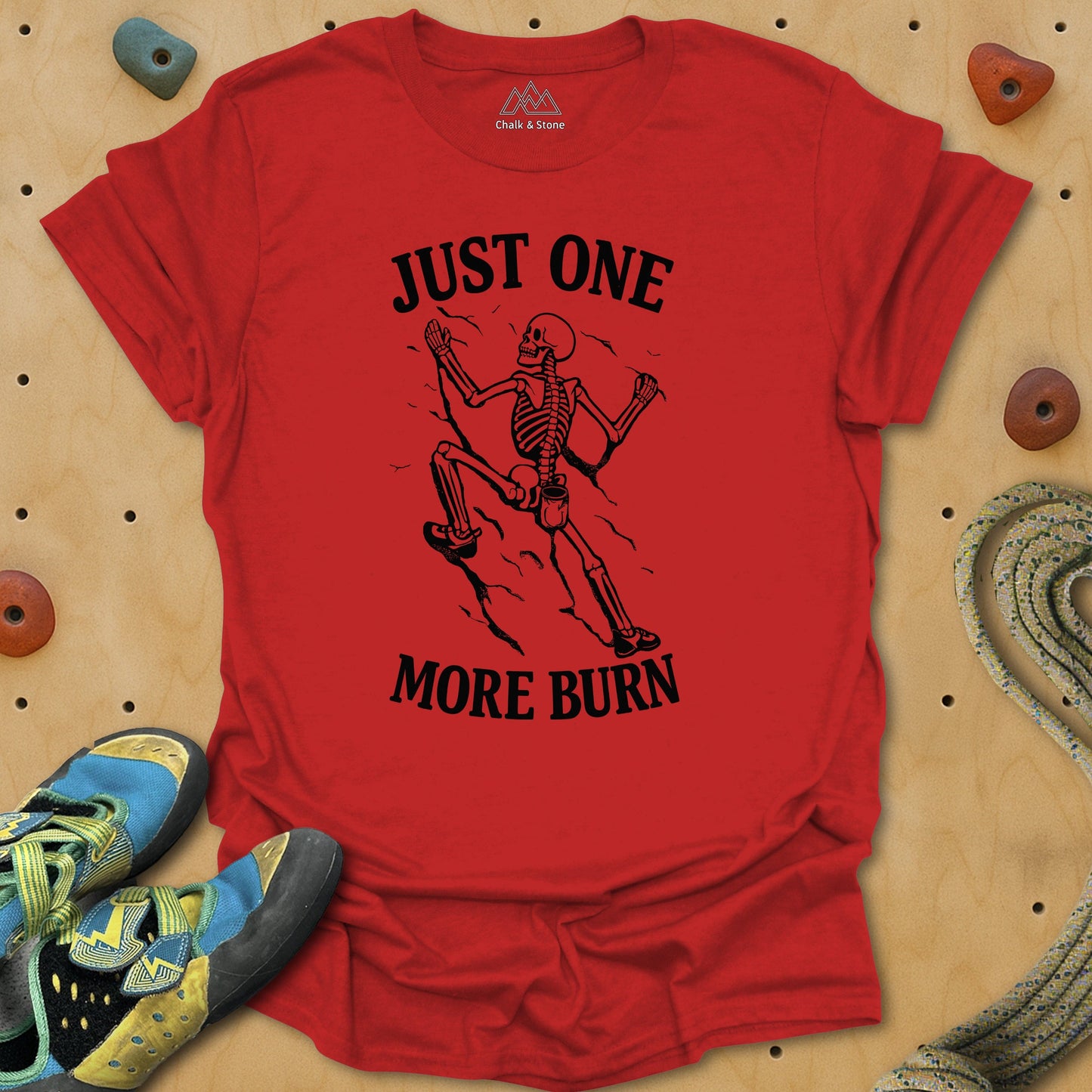 One More Burn Skeleton Tee