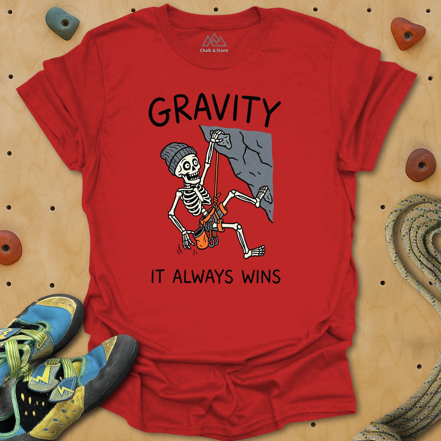 Skeleton Gravity Wins Tee