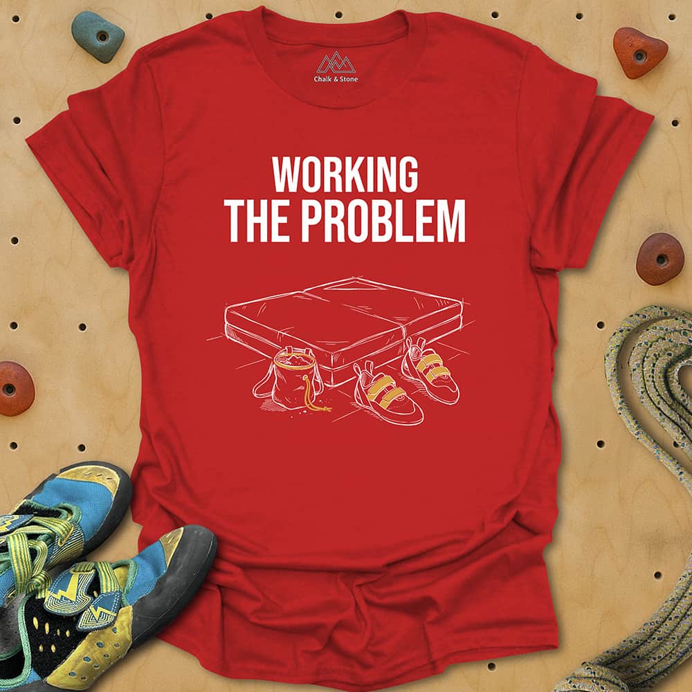 Working The Problem Line Tee