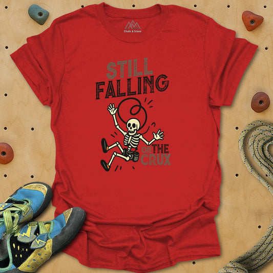Falling On The Crux Skeleton Tee