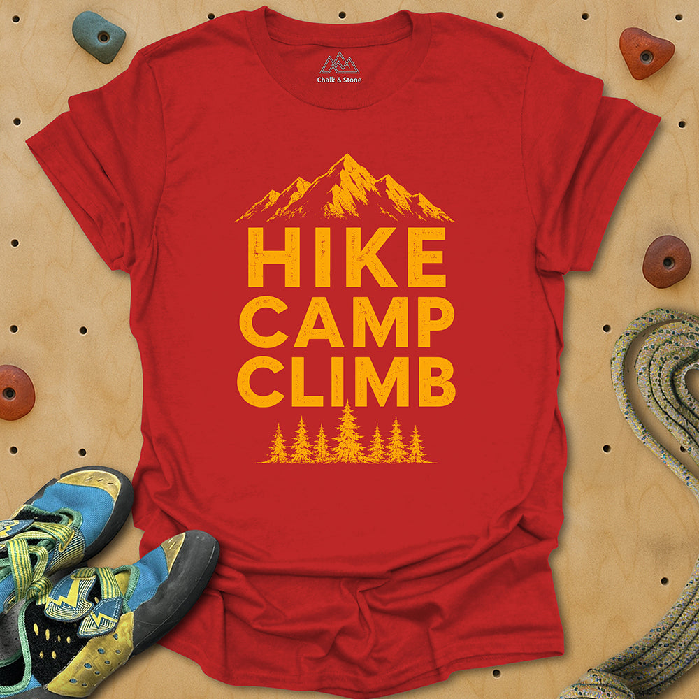 Hike Camp Climb Tee