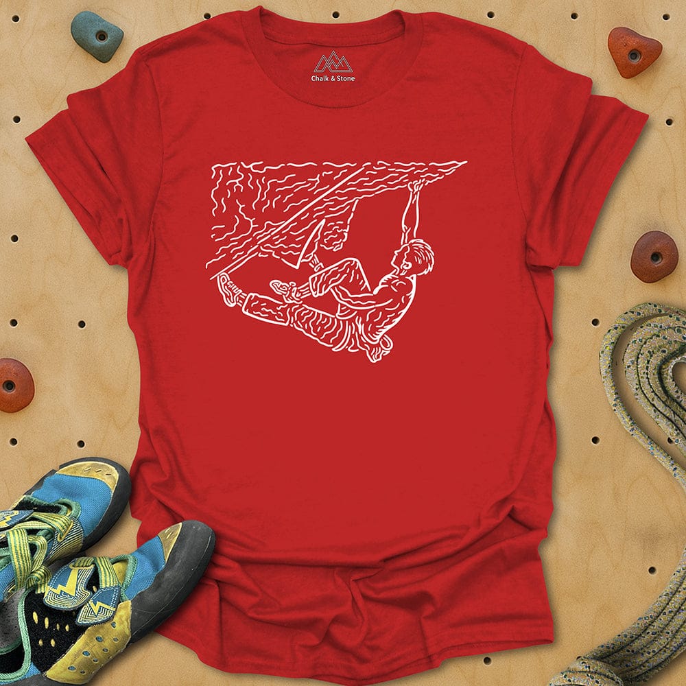 Swirly Lines Figure Four Tee