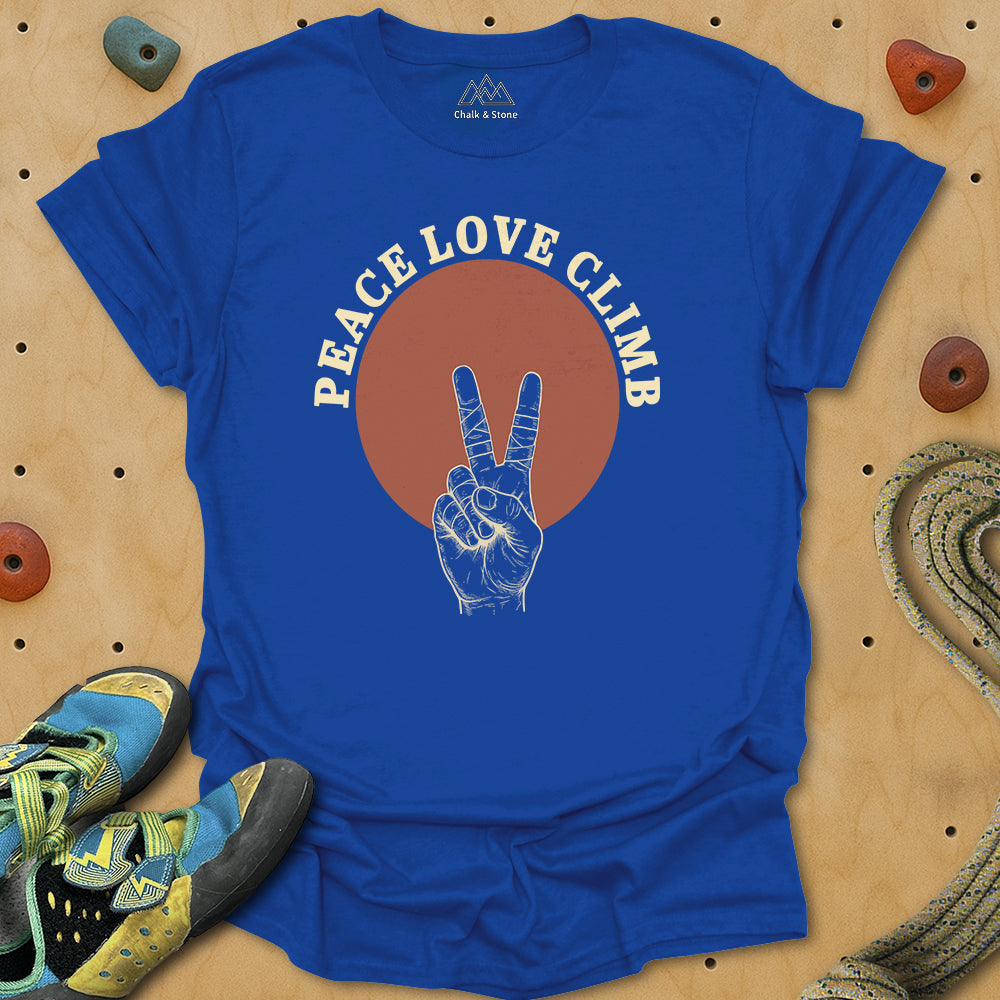 Peace Love Climb Tee