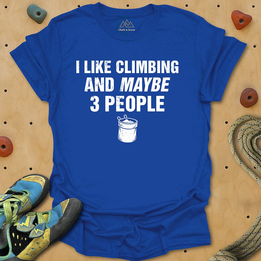 Climbing And 3 Peeps Tee