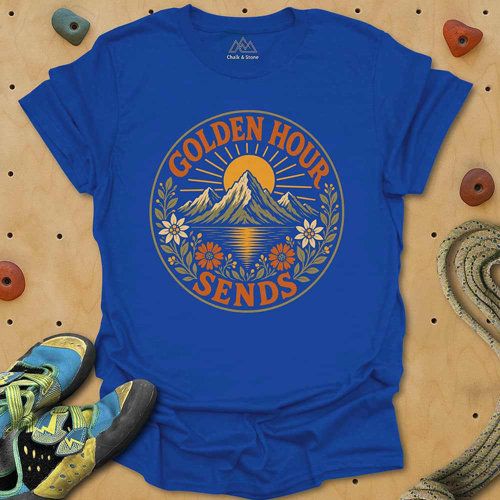 Golden Hour Sends Badge Tee