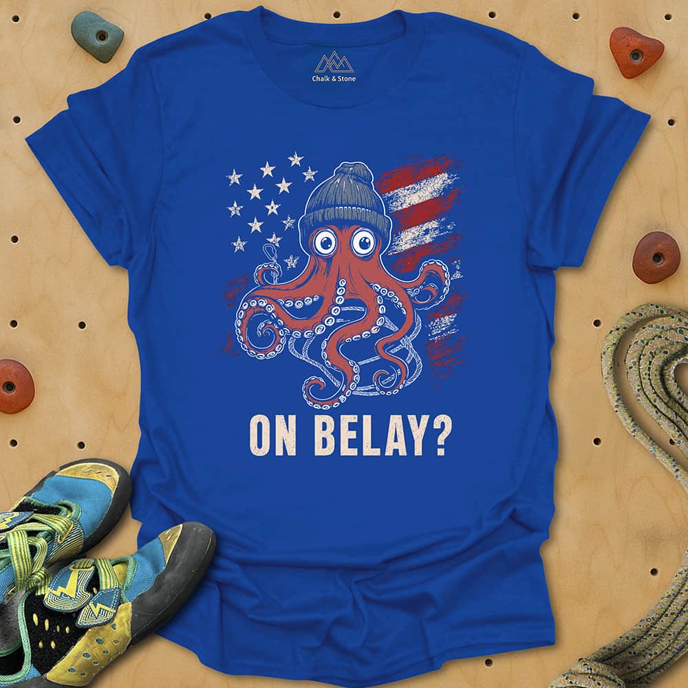 On Belay Octo Flag Tee