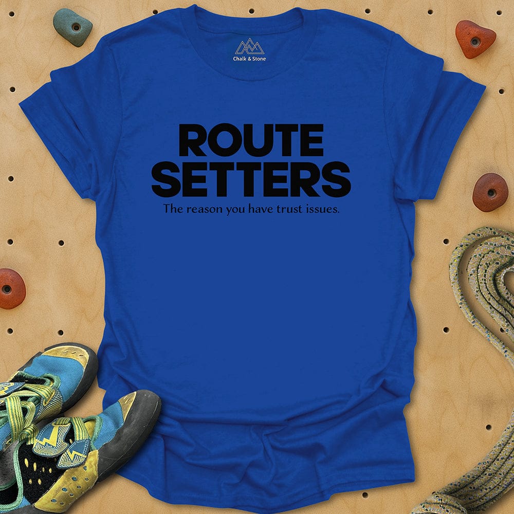Route Setters Text Tee