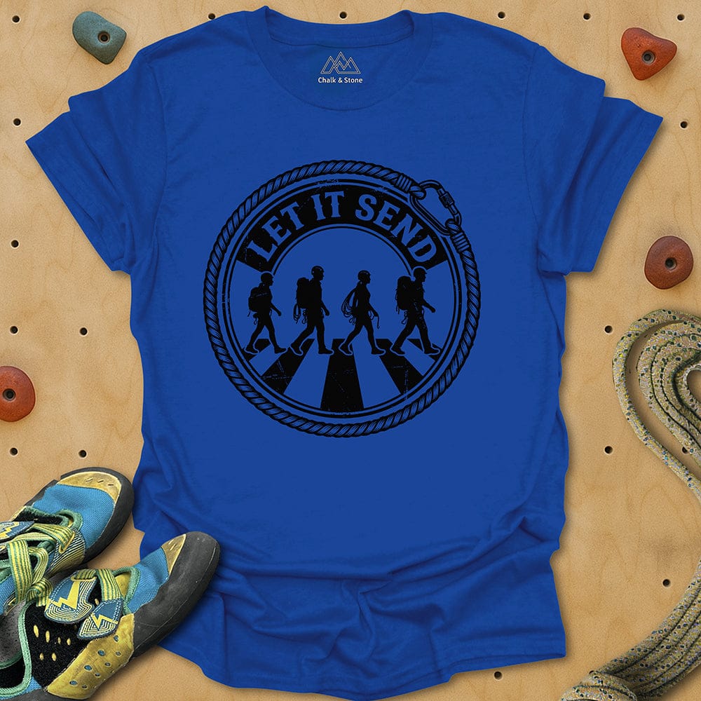 Let It Send Badge Tee