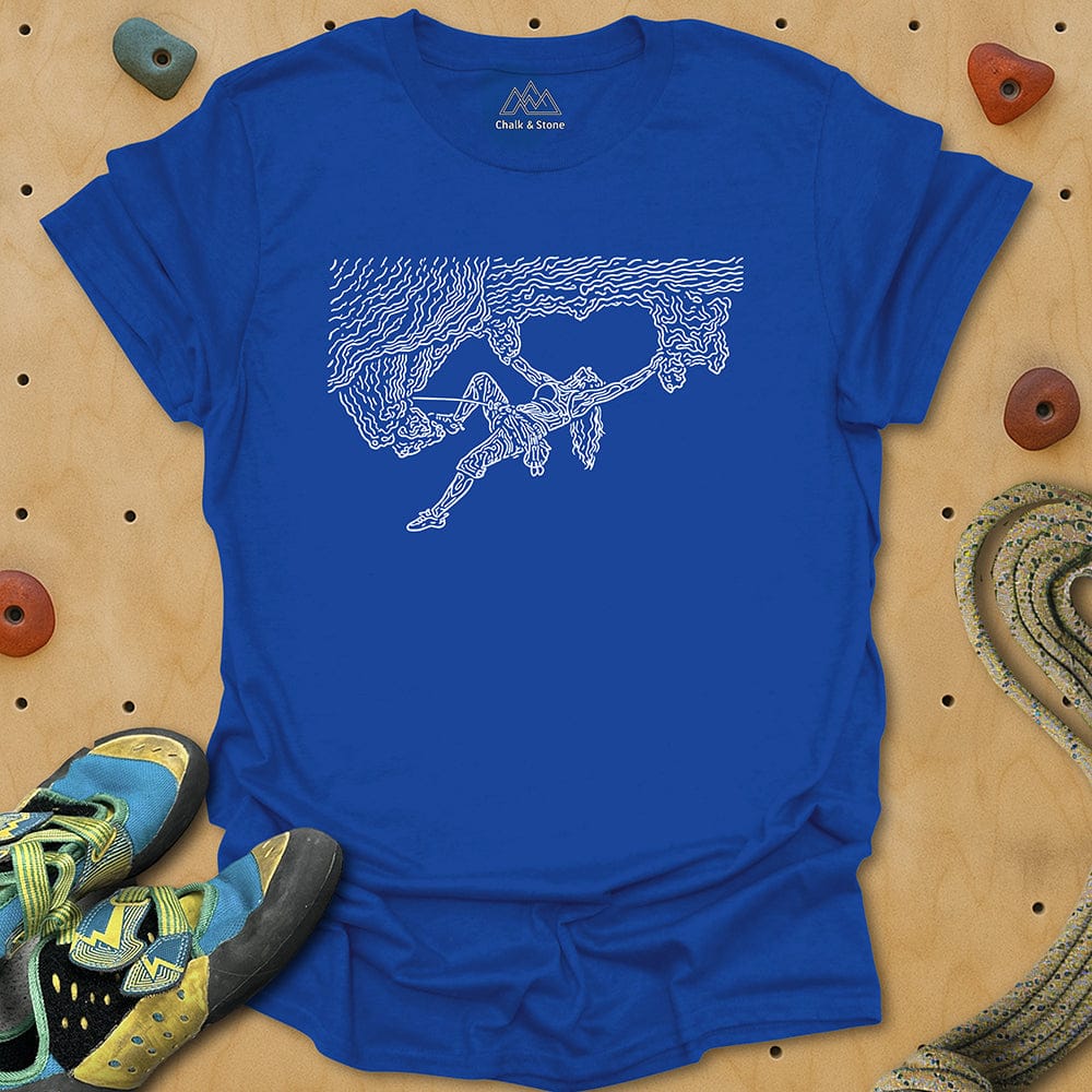 Swirly Lines Overhang Tee