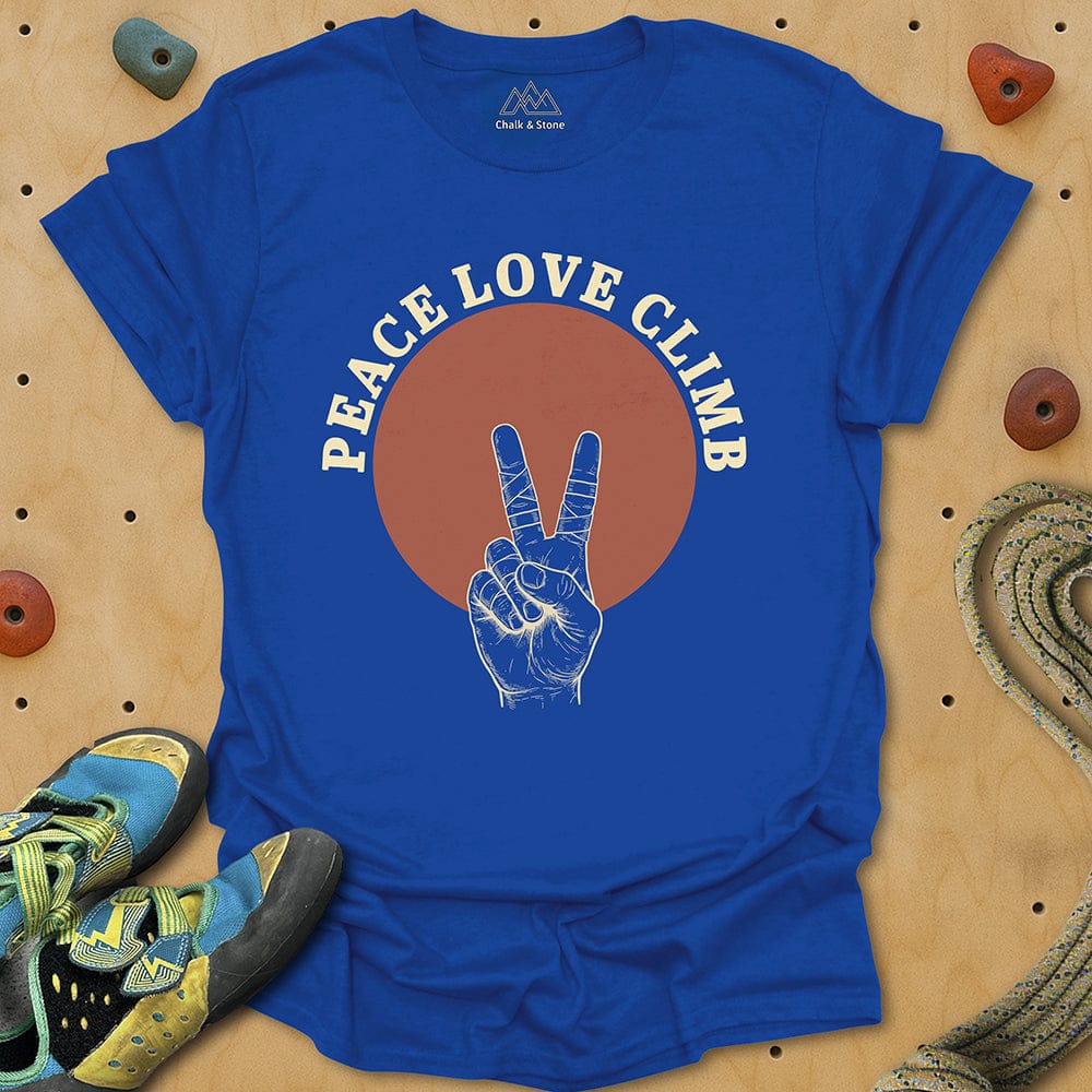 Peace Love Climb Tee