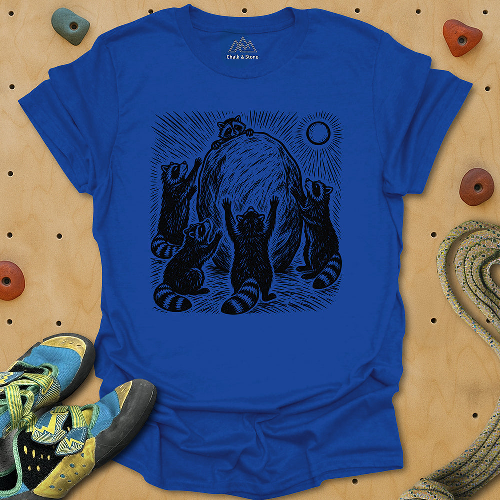 Raccoon Boulder Worship Tee