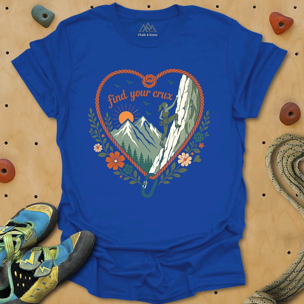 Find Your Crux Heart Tee