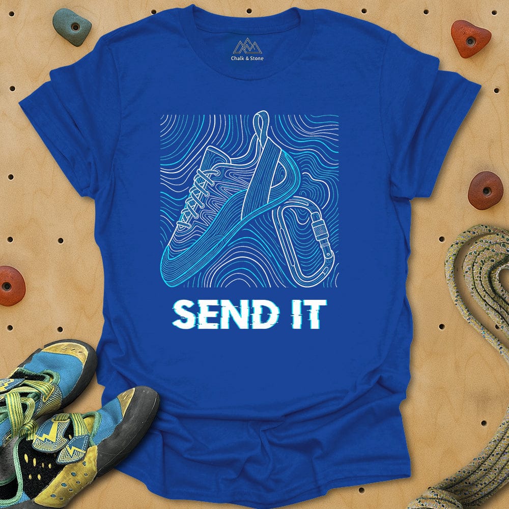 Send It Shoe BluePrint Tee