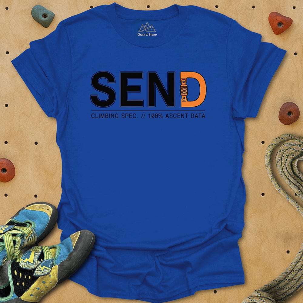 Send Climbing Spec Tee