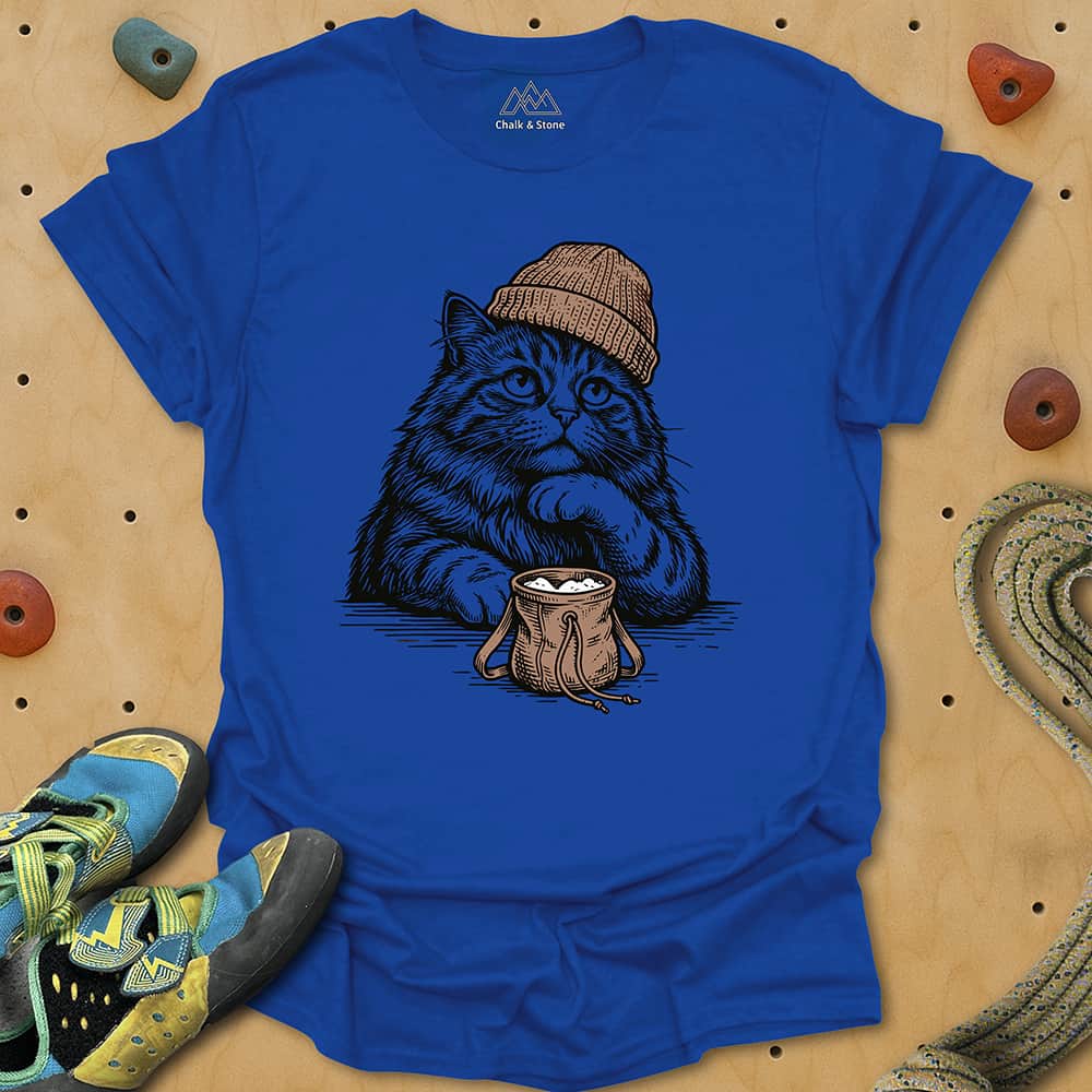 Cat Bored Chalk Tee
