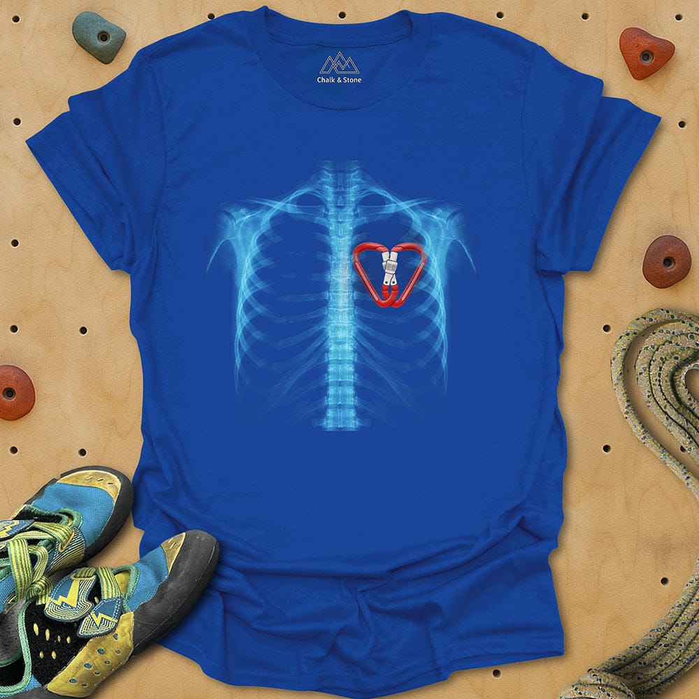 X-ray Carabiner Heart Tee