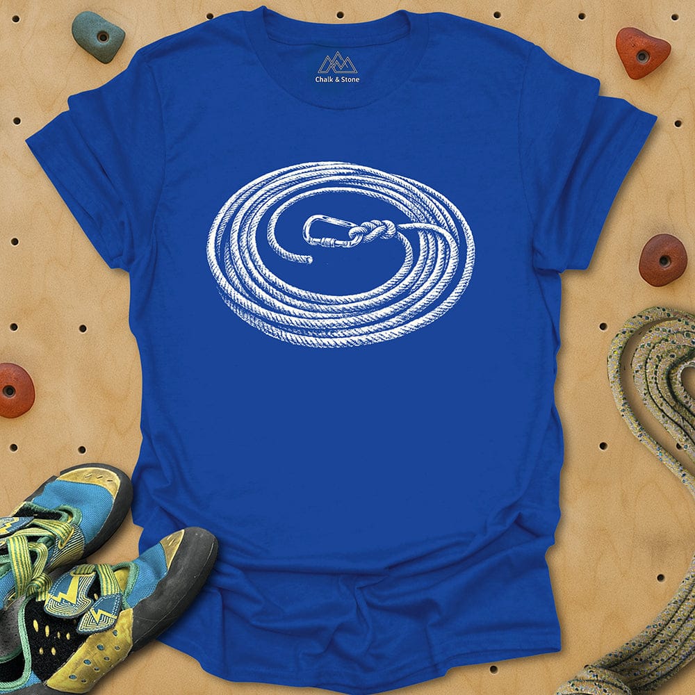 Carabiner Swirl Rope Tie-in Tee