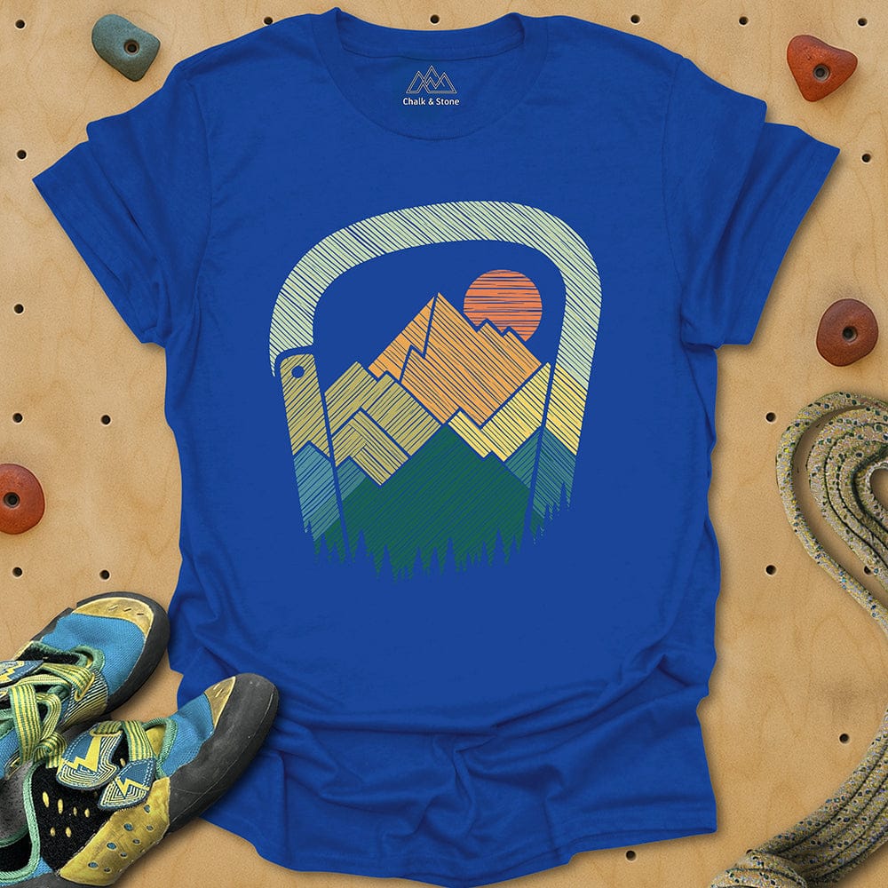 Carabinger Mountains Graphic Stripe Tee