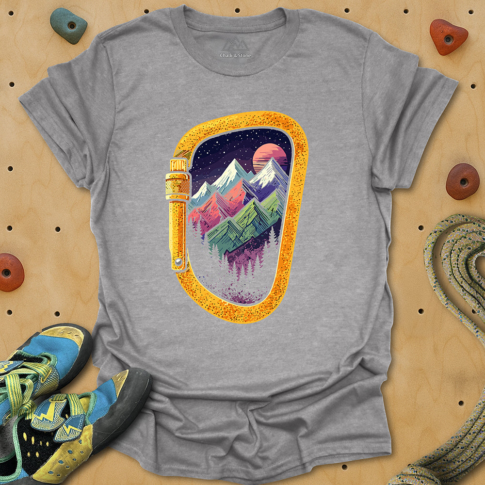 Mountain Range Carabiner 4 Tee