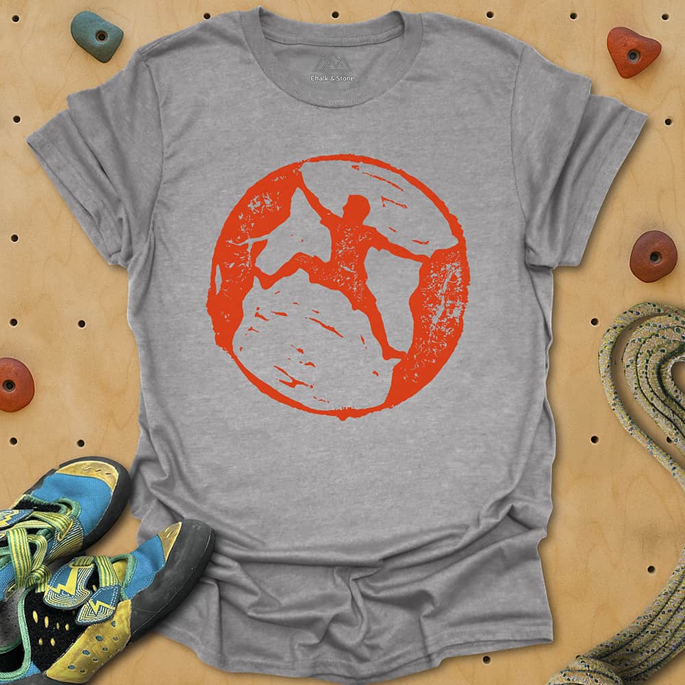 Climbing Hanko Stamp Tee