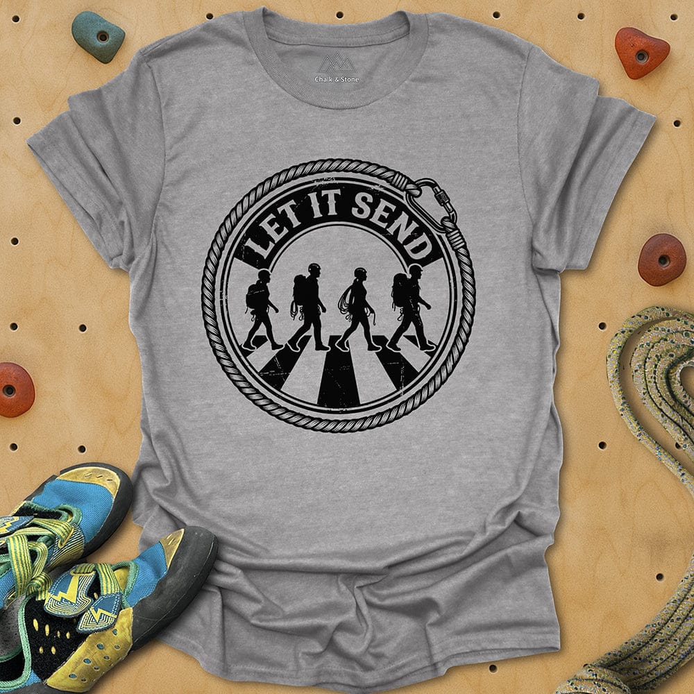 Let It Send Badge Tee