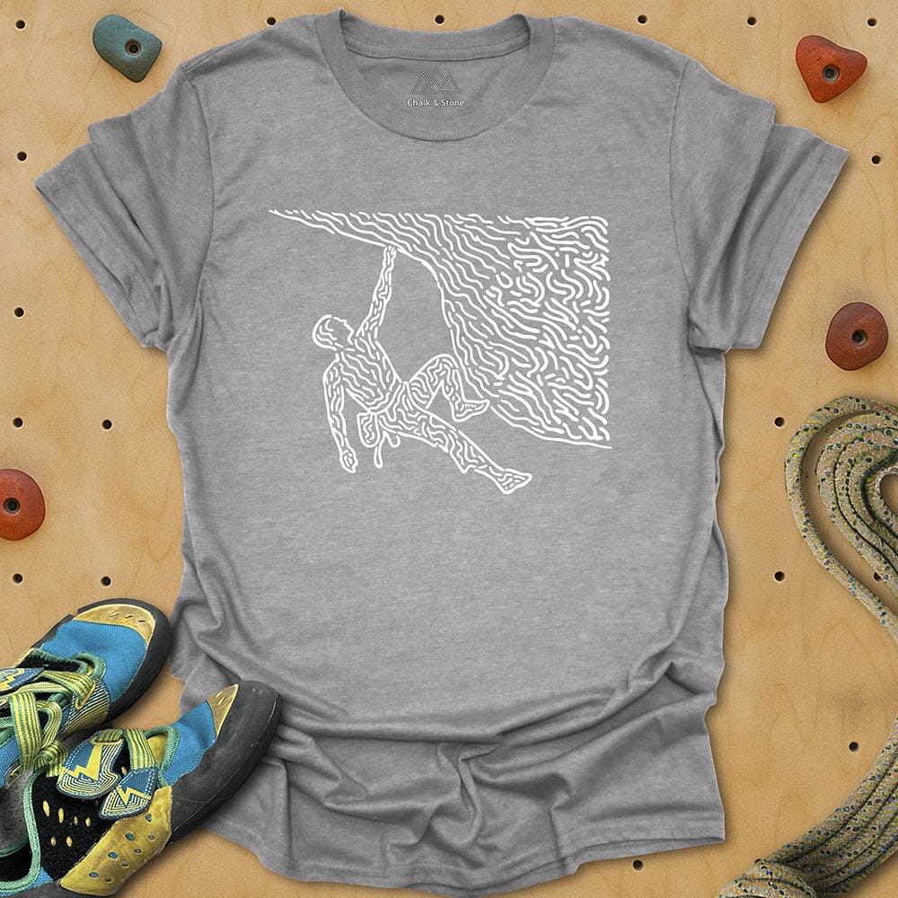 Swirly Lines Lock-Off Tee