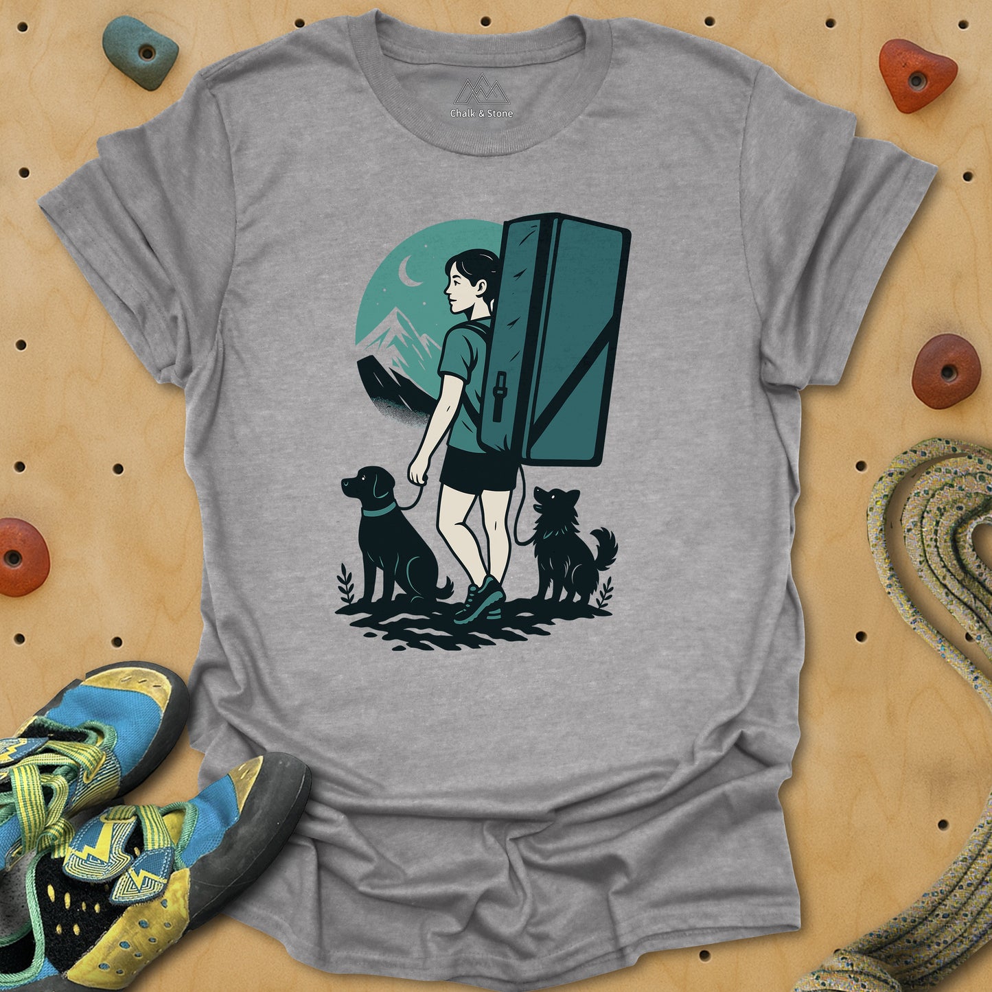 Boulder Approach Dog Tee