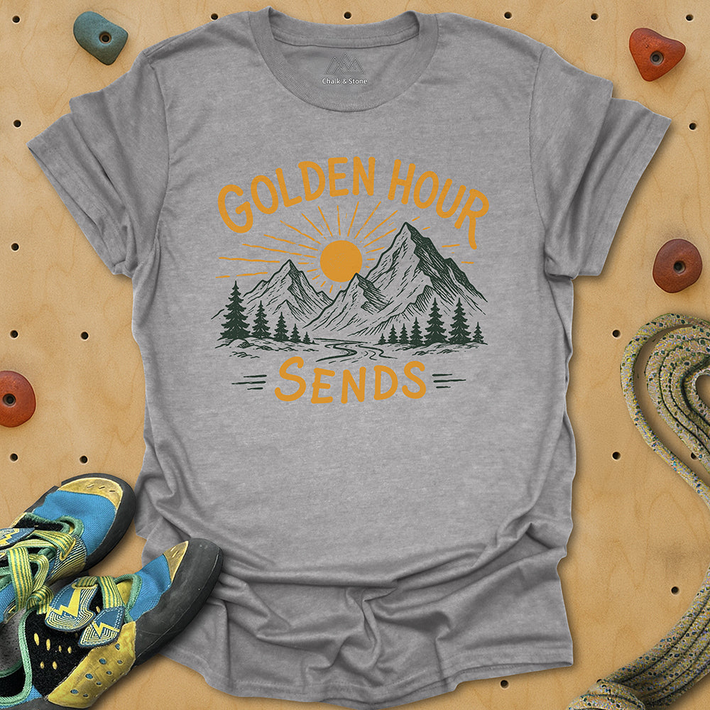Golden Hour Sends Line Tee