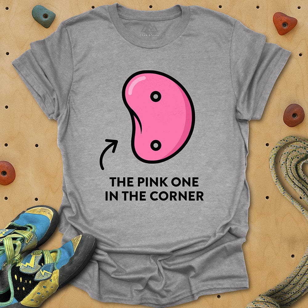 Pink One In Corner Tee